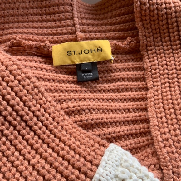 ST.JOHN KNIT LONG CARDIGAN - Picture 3 of 4